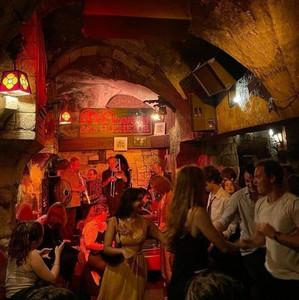 drunk on jazz and wine  